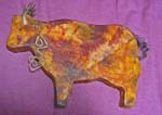 encaustic cow